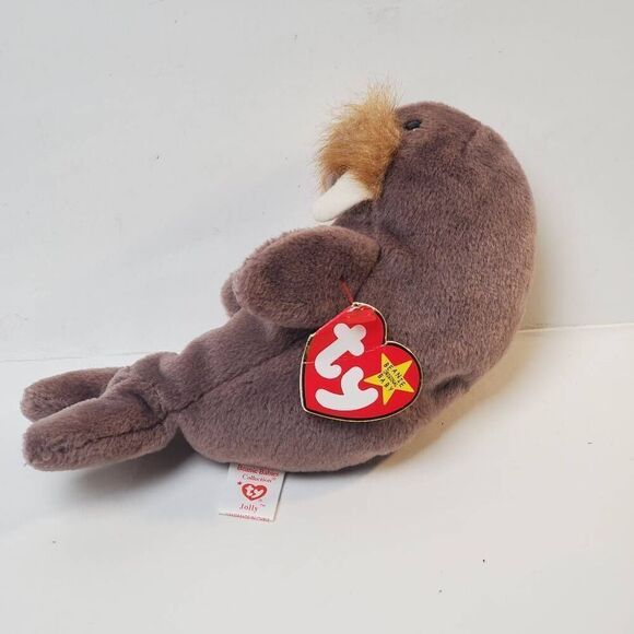 Ty Beanie Baby JOLLY Stuffed Animal Toy - Picture 2 of 8